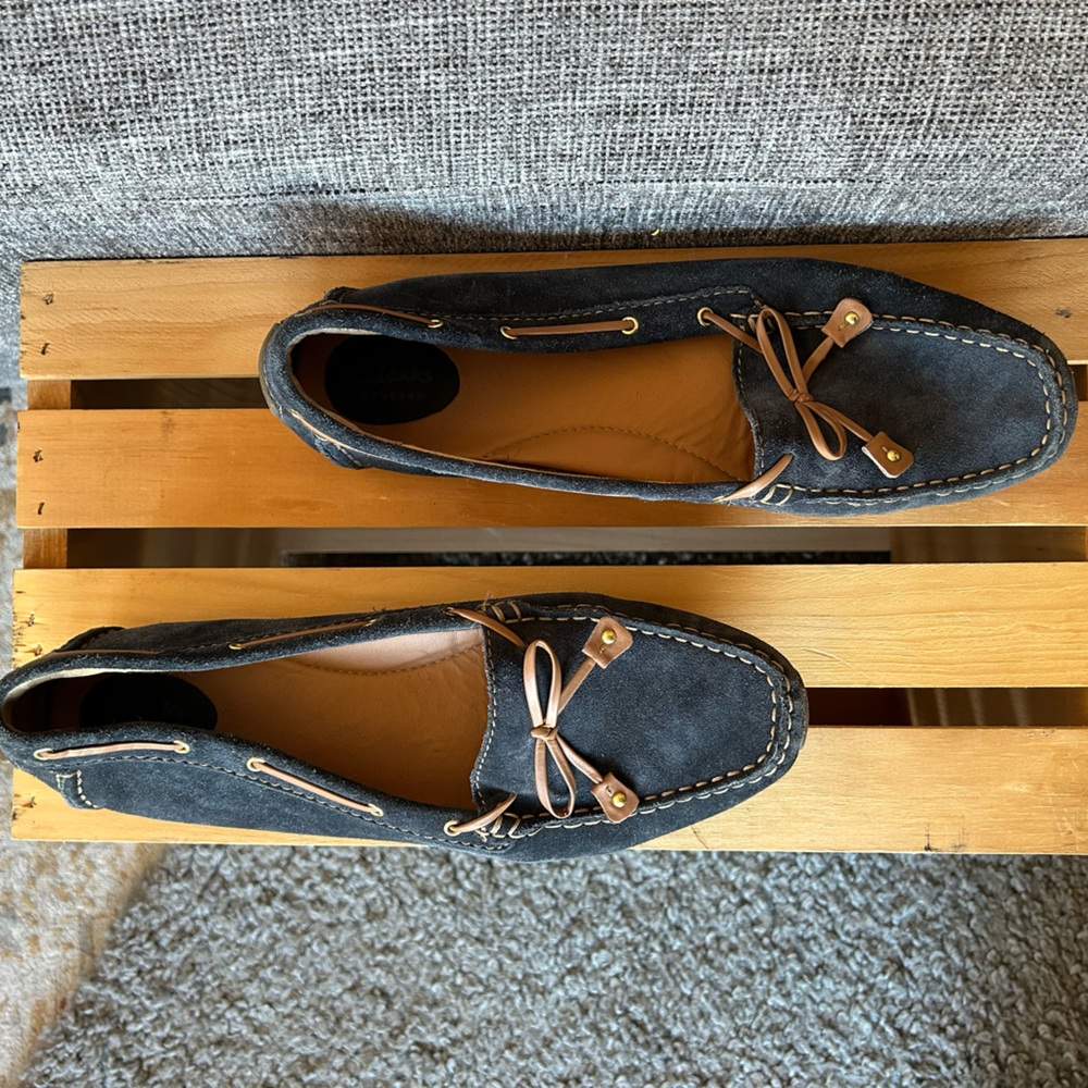Clark’s leather loafers